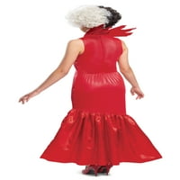 Maskirni ženski klasični kostim Cruella Red