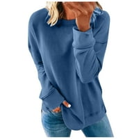 Ženski vrhovi u A-listi, opušteni ležerni džemperi s dugim rukavima, neuredne bluze od pulovera
