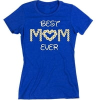 Najbolja mama ikad tiskana majica mama Lady majke Dan poklon tinejdžera Sport siva 2x velika