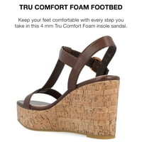 Kolekcija Journee Women Matildaa tru Comfort Comfort pjena s platformama s platformama s platformom sandala