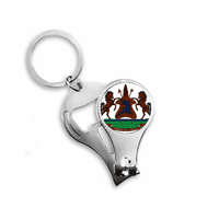 nacionalni amblem Lesota, Afrika pinceta za nokte, privjesak za ključeve, otvarač za boce, škare za kosu