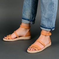 Tvrtka Brinli. Ženske sandale od pjene s više naramenica