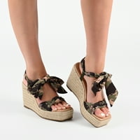Kolekcija Journee Womens Surria Tru Comfort pjena Espadrille platforma klinaste sandale