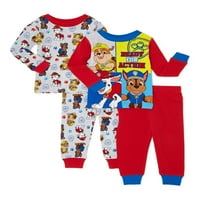 Paw Patrol Baby & Toddler Boys Dugi rukav Snug Fit Pamul Pijamas, Set