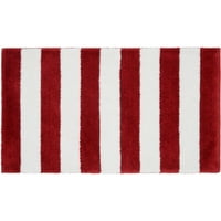 V. V. periva prostirka za kupanje grimizno crvena bijela