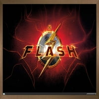 Zidni poster s logotipom stripa Flash, 14.725 22.375 uokviren
