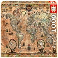 Obrazovna antička Karta Svijeta-Slagalica