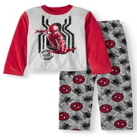 Dječački set pidžama s dugim rukavima Spider-Man