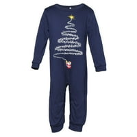 Odgovarajući božićni PJ -ovi za obitelj, pidžama Christma Sets, Xmas Holiday Family odjeća za spavanje, ležerni