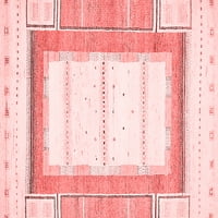 Moderni pravokutni tepisi za unutarnje prostore, Jednobojni Crveni, 3' 5'