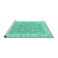 Tradicionalni perzijski tepisi u tirkizno plavoj boji za prostore koji se mogu prati u perilici od 5 četvornih