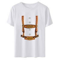 Ženske modne udobne majice majica s okruglim vratom za djevojčice Klasična ležerna Ženska odjeća bluza s grafičkim
