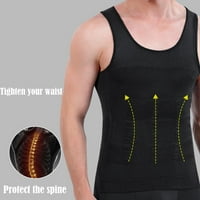 Muška elastična odjeća za oblikovanje tijela prsluk košulja Sport Fitness