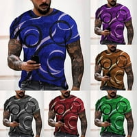 Muška ljetna ulična odjeća s grafičkim printom kratkih rukava za vježbanje u teretani i fitnessu majica s mišićima