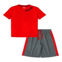 Wonder Nation Boys majica s kratkim rukavima i kratke hlače set pidžama, 2 komada, veličina 4- & Husky
