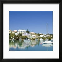Zaljev Mallet u St. Georgeu, Bermuda, Srednja Amerika, slikoviti prijevoz, uokvireni zidni tisak Michaela Defreitasa,