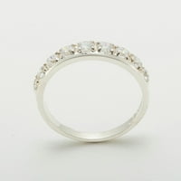 Britanci su napravili 18k bijelo zlato kubični cirkonij žensko vječno prsten - Veličina Opcije - Veličina 5