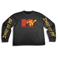 Muška MTV Music Želim svoju MTV Grafička majica s dugim rukavima
