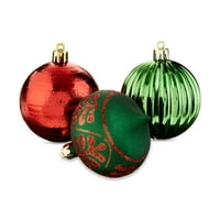 Vrijeme odmora božićne ukrase u obliku bundeve u obliku bundeve, crveno i zeleno, brojanje