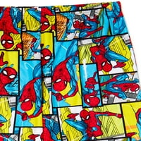 Spider-Man Boys Klasični dugi rukavi i gornje hlače pidžama s dvodijelnim setom za spavanje, veličine 4-10