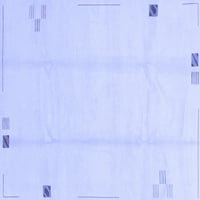 Ahgly Company zatvoreni pravokutnik SOLID BLUE MODEN AREAS PROPAS, 5 '7'