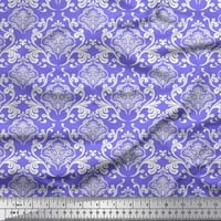 Soimoi Rayon tkanina kovitlaj i cvjetni umjetnički dekor tkanina tiskano dvorište široko