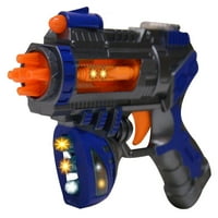 Super rotirajući svemirski beskrajni Blaster pištolj, dječji pištolj za igračke s LED svjetlom i zvučnim efektima,
