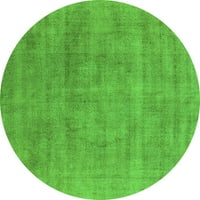 Ahgly Company zatvoreni okrugli orijentalni zeleni industrijski prostirke, 6 'krug