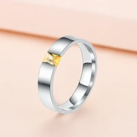 Prsten sa svijetlim sjajem, Podesivi otvoreni dizajn, sjajni univerzalni nakit, kubični cirkonij, ženski muški