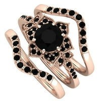 Kompleti prstena u obliku cvijeta fini nakit ženski vjenčani vjenčani prsten