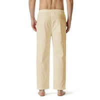 Hlače u punoj dužini Sportske hlače za muškarce Kratki muški pamučni labavi ležerni lagani elastični struk hlače