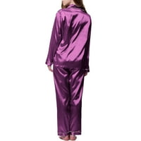 Ženski Kompleti donjeg rublja spavaćica duga pidžama spavaćica komplet donjeg rublja ogrtač novo odijelo satenska
