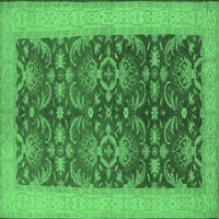 Ahgly Company Unutarnji pravokutnik Orijentalno smaragdno zeleno prostirke, 2 '3'
