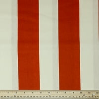 Waverly Inspirations 45 pamučne prugaste tkanine za šivanje i izradu, YD by The Bolt, Orange i Beige