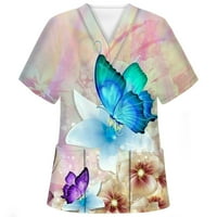 Ženske majice u obliku leptira, majice s kratkim rukavima, majice s kratkim rukavima, majice s kratkim rukavima,