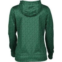 Ženski zeleni pulover za lacrosse s kapuljačom