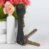 - Kompaktni držač za ključeve i lagani džepni organizator privjeska za ključeve s petljom za ključeve automobila