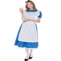 Dame Oktoberfest haljine Classic Maid Cosplay Bavarian Dress Uniform Play Club cosplay-custume kaftan blue s